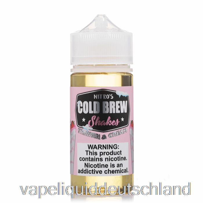 Erdbeere Und Sahne – Nitro Cold Brew – 100 Ml 3 Mg Vape-Flüssigkeit